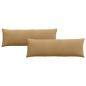 Preview: Sofakissen 2 pcs Braun 120 x 40 cm Cordstoff