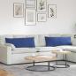 Preview: ARDEBO.de - Sofakissen 2 pcs Polizeiblau 120 x 40 cm Cordstoff