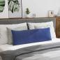 Preview: Sofakissen 2 pcs Polizeiblau 120 x 40 cm Cordstoff
