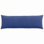 Preview: Sofakissen 2 pcs Polizeiblau 120 x 40 cm Cordstoff