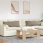 Preview: ARDEBO.de - Sofa Kissen 2 pcs Taupe 120 x 40 cm Stoff