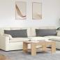 Preview: ARDEBO.de - Sofa Kissen 2 pcs Dunkelgrau 120 x 40 cm Stoff