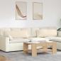 Preview: ARDEBO.de - Sofa Kissen 2 pcs Beige 120 x 40 cm Stoff