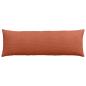 Preview: Sofakissen 2 pcs Rot-Orange 120 x 40 cm Cordstoff