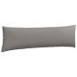 Preview: Sofakissen 2 pcs Taupe 145 x 40 cm Stoff