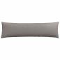 Preview: Sofakissen 2 pcs Taupe 145 x 40 cm Stoff