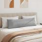 Preview: Sofakissen 2 pcs Grau 145 x 40 cm Stoff