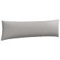 Preview: Sofakissen 2 pcs Grau 145 x 40 cm Stoff