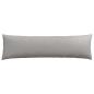 Preview: Sofakissen 2 pcs Grau 145 x 40 cm Stoff