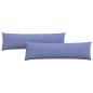 Preview: Sofakissen 2 pcs Blau 145 x 40 cm Stoff