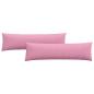 Preview: Sofakissen 2 pcs Rosa 145 x 40 cm Stoff