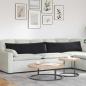 Preview: ARDEBO.de - Sofakissen 2 pcs Schwarz 145 x 40 cm Cordstoff