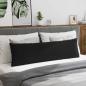 Preview: Sofakissen 2 pcs Schwarz 145 x 40 cm Cordstoff