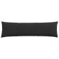 Preview: Sofakissen 2 pcs Schwarz 145 x 40 cm Cordstoff