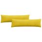 Preview: Sofakissen 2 pcs Gelb 145 x 40 cm Cordstoff