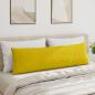Preview: Sofakissen 2 pcs Gelb 145 x 40 cm Cordstoff