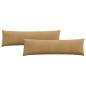 Preview: Sofakissen 2 pcs Braun 145 x 40 cm Cordstoff