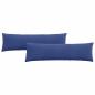 Preview: Sofakissen 2 pcs Polizeiblau 145 x 40 cm Cordstoff