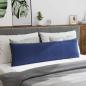 Preview: Sofakissen 2 pcs Polizeiblau 145 x 40 cm Cordstoff