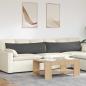 Preview: ARDEBO.de - Sofakissen 2 pcs Dunkelgrau 145 x 40 cm Cordstoff