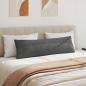 Preview: Sofakissen 2 pcs Dunkelgrau 145 x 40 cm Cordstoff