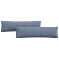 Preview: Sofakissen 2 pcs Blau 145 x 40 cm Cordstoff