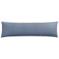 Preview: Sofakissen 2 pcs Blau 145 x 40 cm Cordstoff