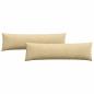 Preview: Sofakissen 2 pcs Grau-Grün 145 x 40 cm Cordstoff