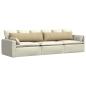 Preview: Sofakissen 2 pcs Grau-Grün 145 x 40 cm Cordstoff