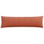 Preview: Sofakissen 2 pcs Rot-Orange 145 x 40 cm Cordstoff