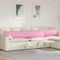 Preview: ARDEBO.de - Sofakissen 2 pcs Rosa 200 x 40 cm Stoff