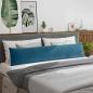 Preview: Sofakissen 2 pcs Blau 200 x 40 cm Cordstoff