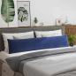 Preview: Sofakissen 2 pcs Polizeiblau 200 x 40 cm Cordstoff