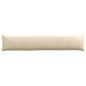 Preview: Sofa Kissen 2 pcs Creme 200 x 40 cm Stoff