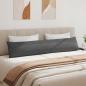 Preview: Sofakissen 2 pcs Dunkelgrau 200 x 40 cm Cordstoff