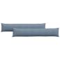 Preview: Sofakissen 2 pcs Blau 200 x 40 cm Cordstoff