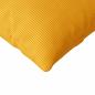 Preview: Sofakissen 2 pcs Helles Gelb 200 x 40 cm Cordstoff