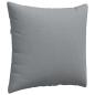 Preview: Sofakissen 2 pcs Hellgrau 45 x 45 cm Stoff