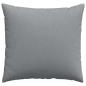 Preview: Sofakissen 2 pcs Hellgrau 45 x 45 cm Stoff