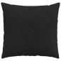 Preview: Sofakissen 2 pcs Schwarz 45 x 45 cm Stoff