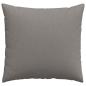 Preview: Sofakissen 2 pcs Taupe 45 x 45 cm Stoff