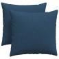Preview: Sofakissen 2 pcs Blau 45 x 45 cm Stoff