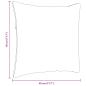 Preview: Sofakissen 2 pcs Helles Gelb 45 x 45 cm Stoff