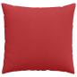 Preview: Sofakissen 2 Stk. Stoff Rot 45 x 45 cm