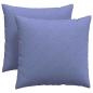 Preview: Sofakissen 2 pcs Blau 45 x 45 cm Stoff