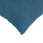 Preview: Sofakissen 2 Stück Blau 45 x 45 cm Cordstoff