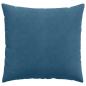 Preview: Sofakissen 2 Stück Blau 45 x 45 cm Cordstoff
