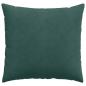 Preview: Sofakissen 2 pcs Dunkelgrün 45 x 45 cm Cordstoff