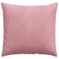 Preview: Sofakissen 2 Stück Rosa 45 x 45 cm Cordstoff