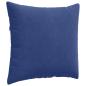 Preview: Sofakissen 2 pcs Polizeiblau 45 x 45 cm Cordstoff